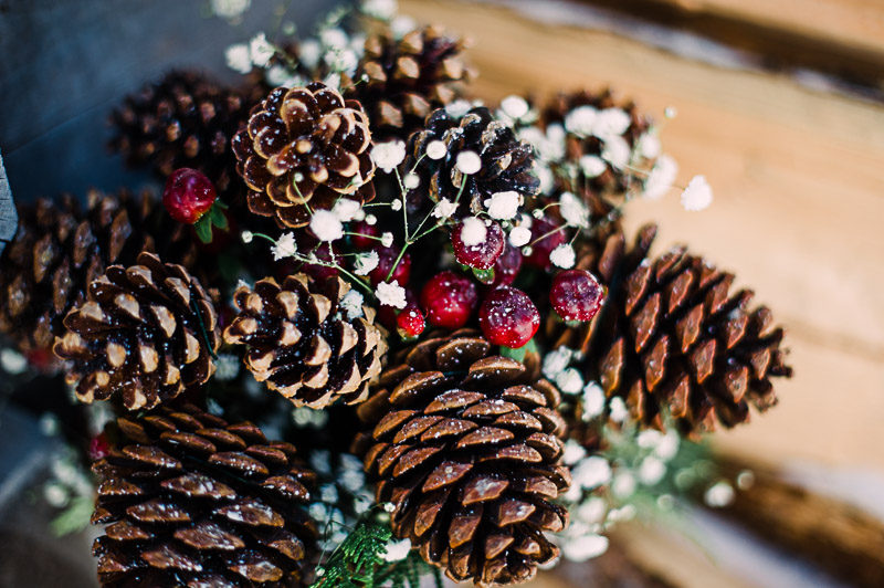 Bouquets With NO Flowers?!  Pinecones:  A Beautiful & Unique Alternative!